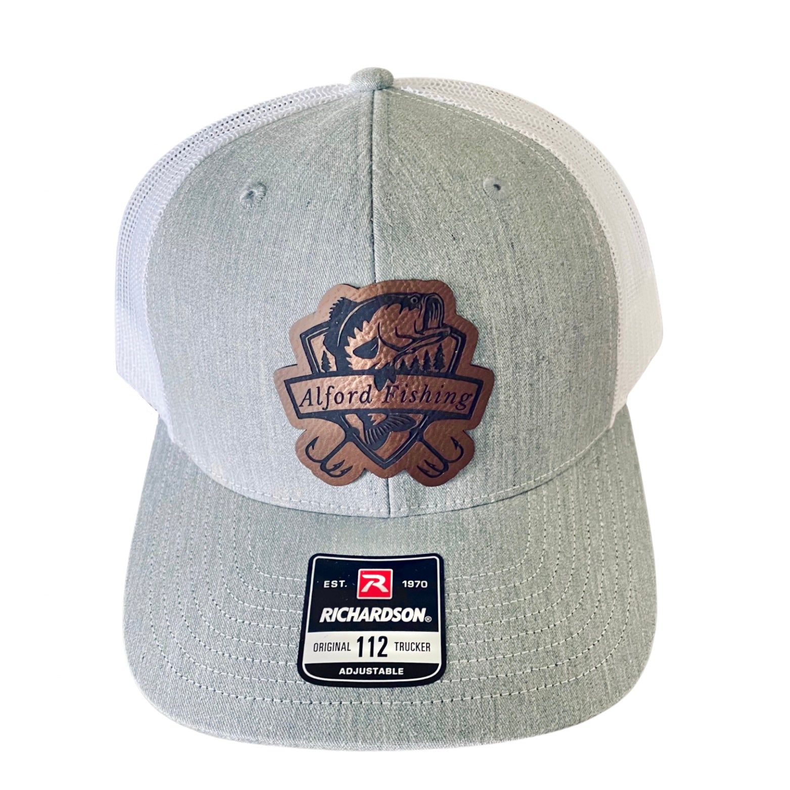 Alford Fishing Leather Patch Hat